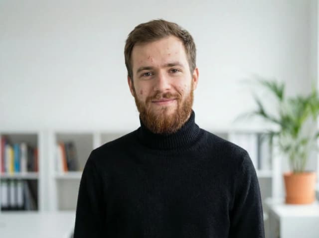 Professional AI-generated headshot example 29