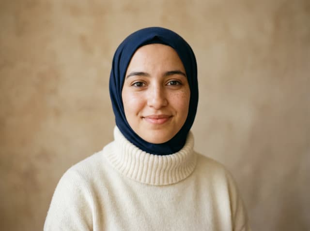 Professional AI-generated headshot example 38